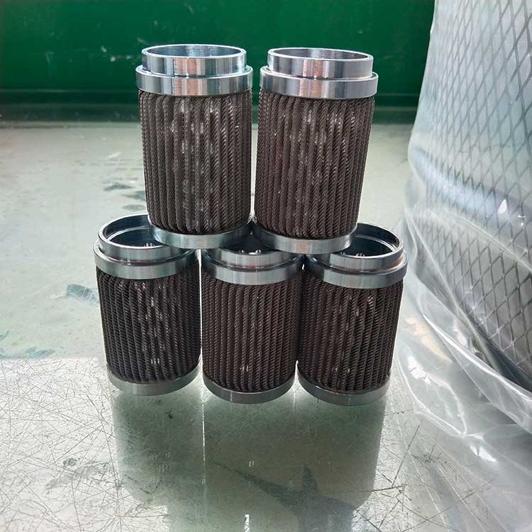 華豫生產(chǎn)供應(yīng)濾芯φ35×56 不銹鋼網(wǎng) 機加工鍍鋅端蓋